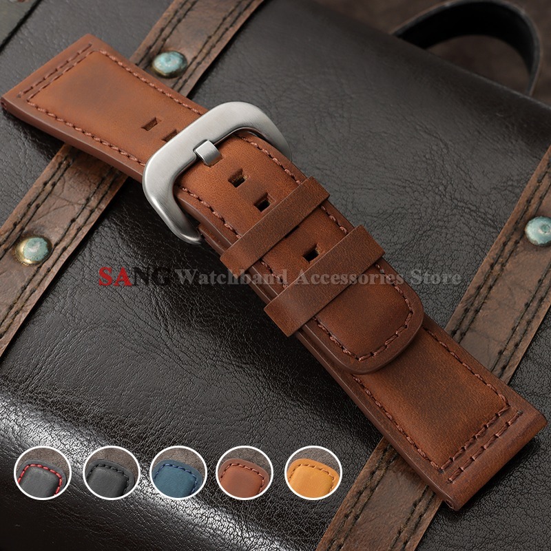 Smartwatch Vintage Watches For Women - 28 mm Vintage-Lederarmband aus Kalbsleder, Uhrenarmband,