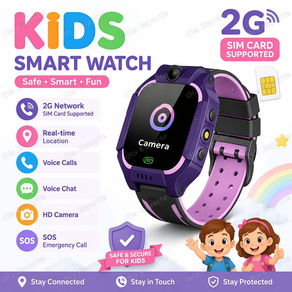 Smartwatch Watches For Kids With Gps - Kinder-Smartwatch mit SIM-Karte, GPS, Kamera, Videoanruf,