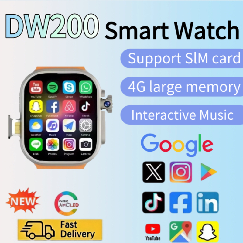 Smartwatch Watches Price - Netzwerk-Smartwatch DW200 SIM-Karte Drehbare Kamera Android