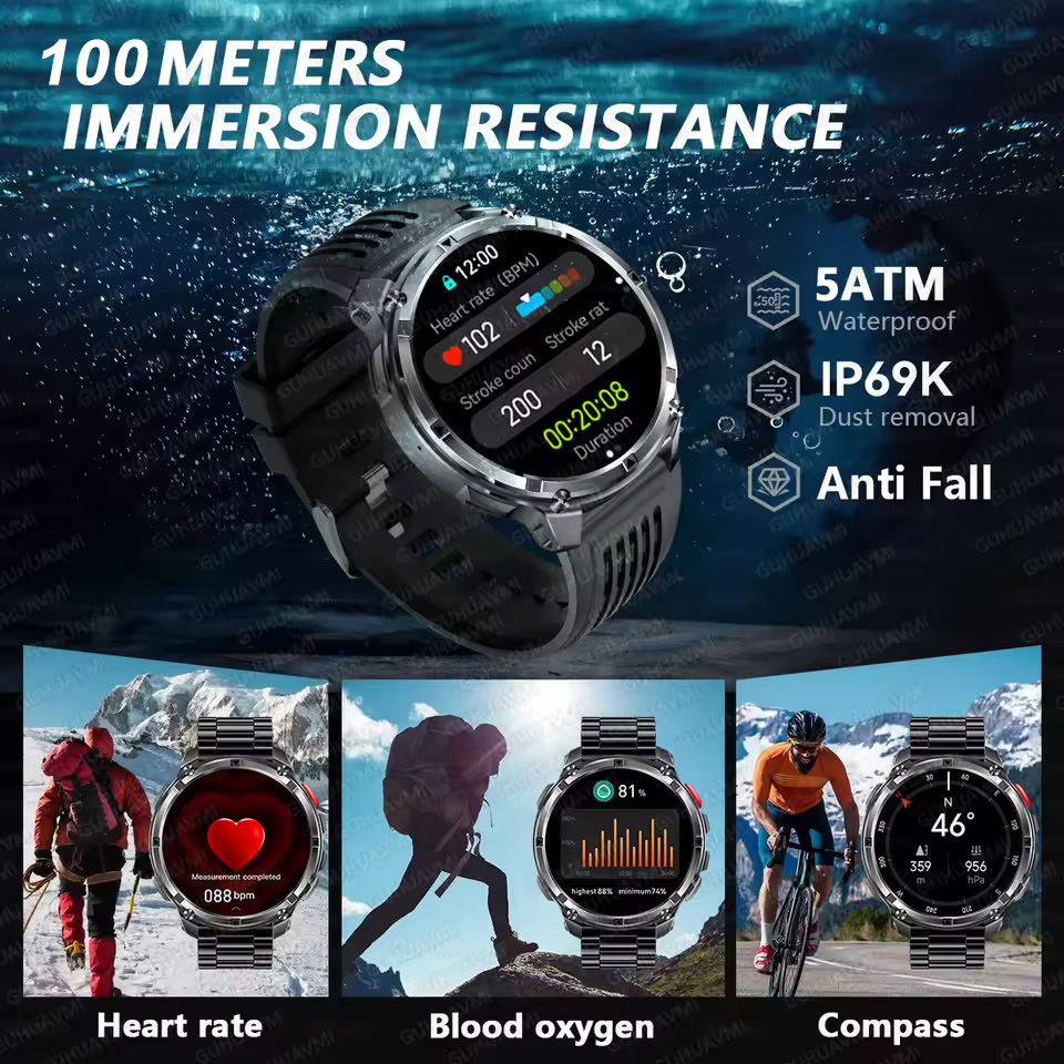 T-REX 3 Militär-Smartwatch für – Altimeter Compass Watch Bewertung und Preis
