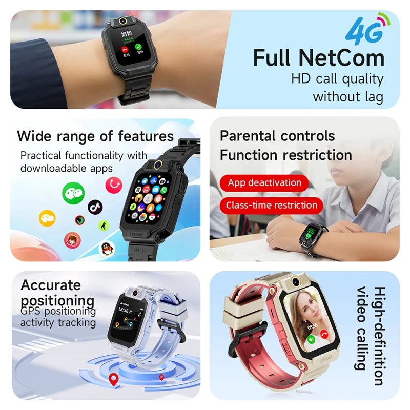 4G Kinder-Smartwatch mit GPS,  – Smartwatch Watches For Kids With Gps Bewertung und Preis
