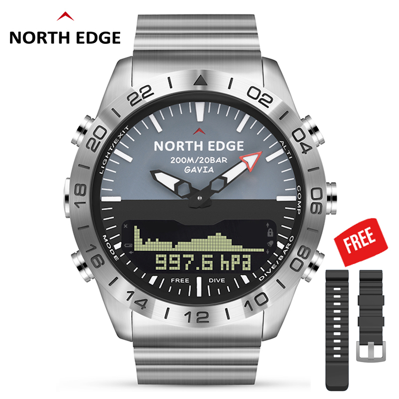 Männer Tauchen Sport Digitaluh – Altimeter Compass Watch Bewertung und Preis