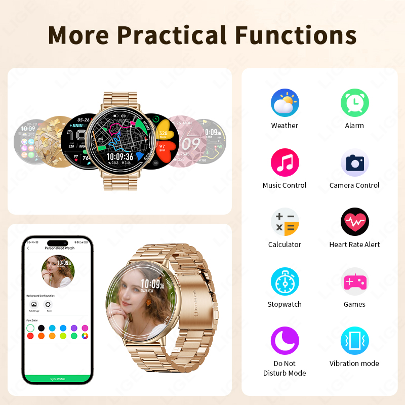 LIGE GPS Smart Uhr Herzfrequen – Smartwatch Watches For Women With Gps Bewertung und Preis